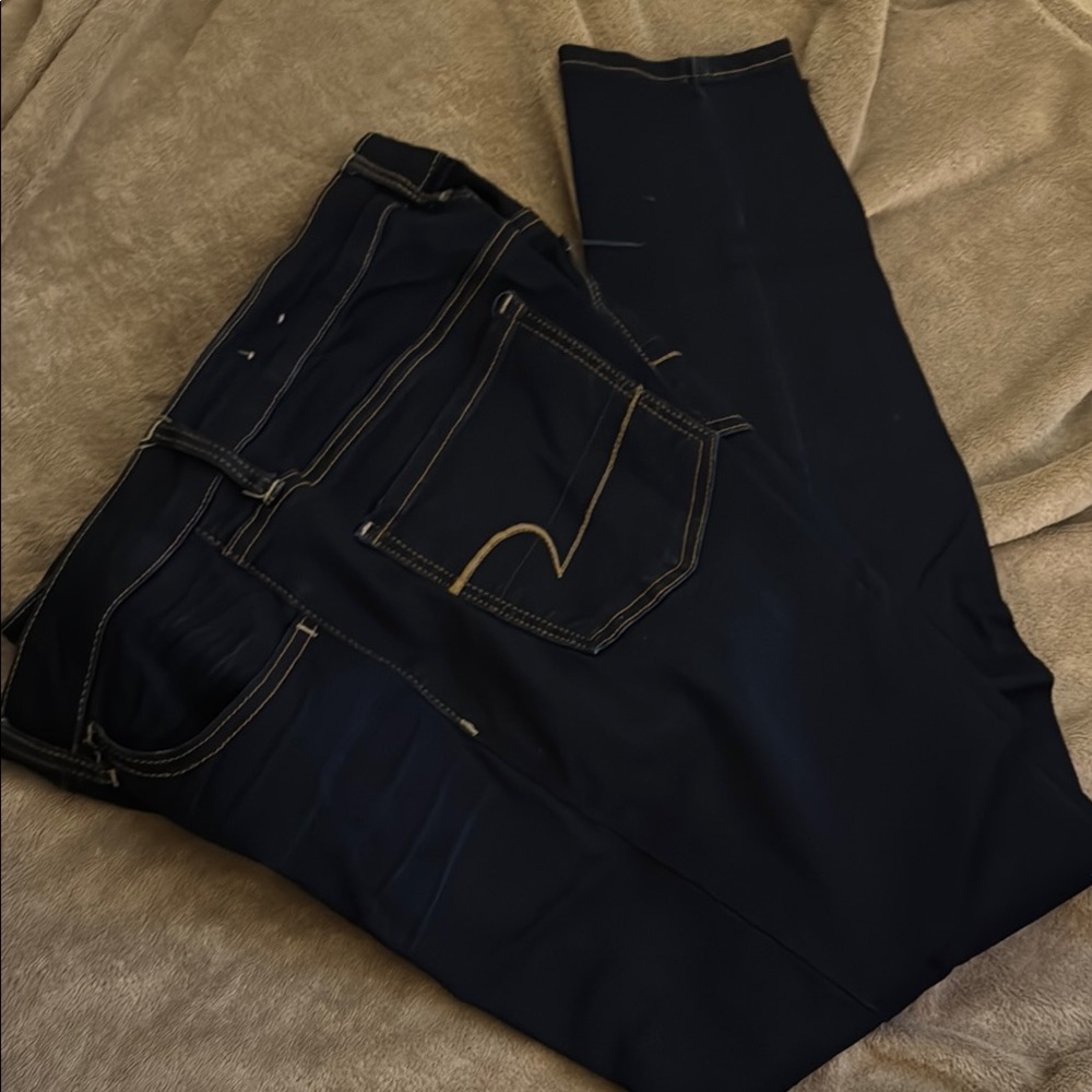 American Eagle Blue Denim Jeggings